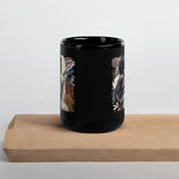 Strumming With Soul and Passion Black Glossy Mug - Beyond T-shirts